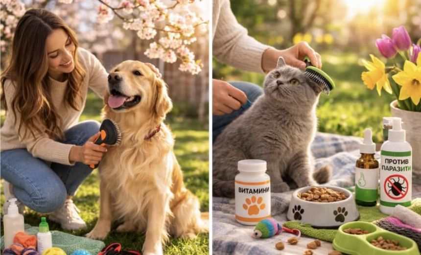 Пролетна грижа за кучета и котки – 7 важни неща, които всеки стопанин трябва да направи